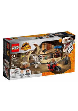 LEGO(R) JURRASIC WORLD Atrociraptor pościg na motorz