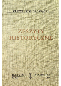 Zeszyty Historyczne zeszyt 116