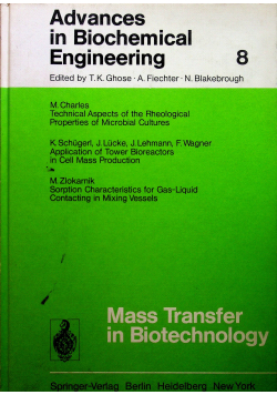 Advances in biochemical engineering tom 8
