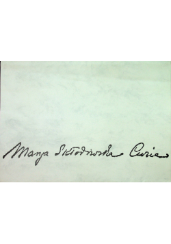 Maria Skłodowska Curie Memorial Issue
