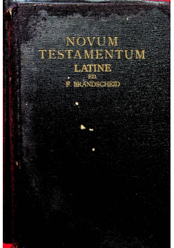 Novum Testamentum Latine 1901 r