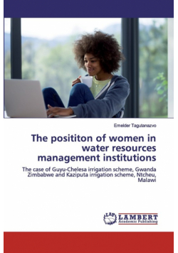 The posititon of women in water resources management institutions