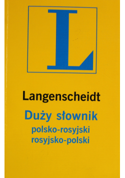 Duży słownik polsko rosyjski rosyjsko  polski
