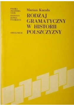 Rodzaj gramatyczny w historii polszczyzny