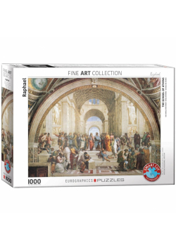 Puzzle 1000 Szkoła Ateńska, Rafael Santi