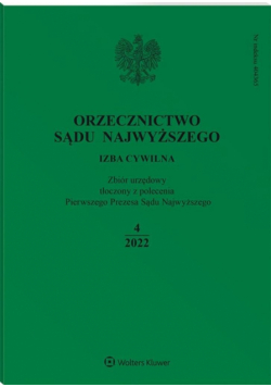 Orzecznictwo Sądu Najwyższego 4/2022
