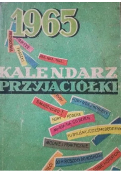 1965 Kalendarz przyjaciółki
