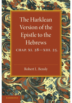 The Harklean Version of the Epistle to the Hebrews