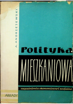 Polityka mieszkaniowa