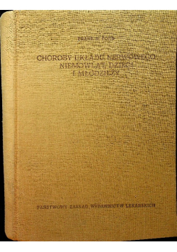 Choroby układu nerwowego niemowląt dzieci i młodzieży