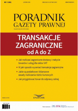 Transakcje zagraniczne od A do Z