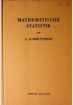 Einfuhrung in die Mathematische Statistik