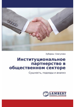 Institutsional'noe Partnerstvo V Obshchestvennom Sektore