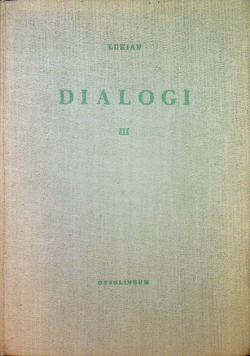 Lukian Dialogi Tom III