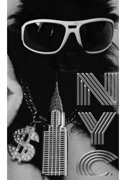 doggy Bling Iconic Chrysler Building New York City Sir Michael Huhn Artist Drawing Journal