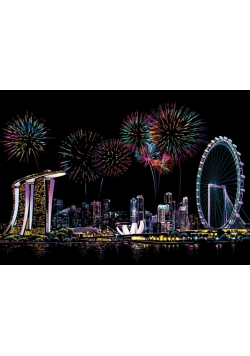 Magiczna Zdrapka - Singapore 40,5x28,5cm
