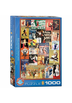 Puzzle 1000 Stare plakaty, Tańce