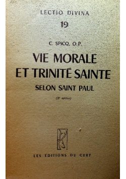 Vie morale et trinite