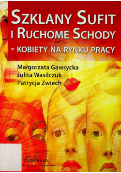 Szklany sufit i ruchome schody kobiety na rynku pracy