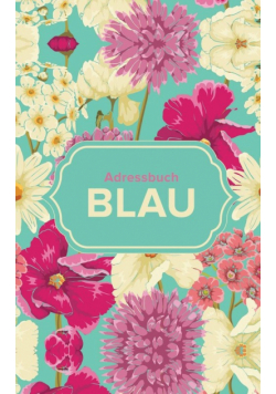Adressbuch Blau