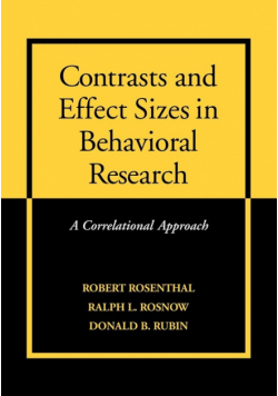 Contrasts and Effect Sizes in Behavioral Research