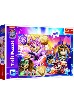 Puzzle Psi Patrol Poznaj Mighty Pups 100