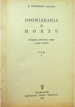 Opowiadania o morzu Tom I do III