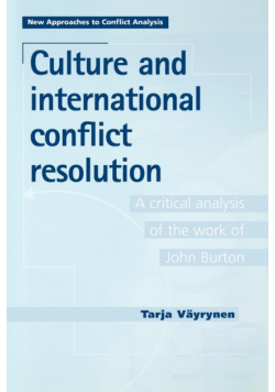 Culture and international conflict resolution