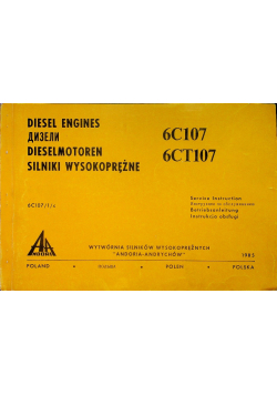 Diesel Engines Silniki wysokoprężne