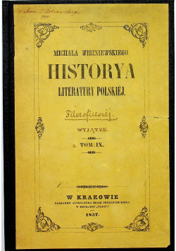 Historya literatury Polskiej 1857 r