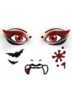 Naklejka Face Art Wampir