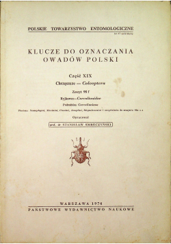 Klucze do oznaczania owadów Polski Część XIX Zeszyt 98f