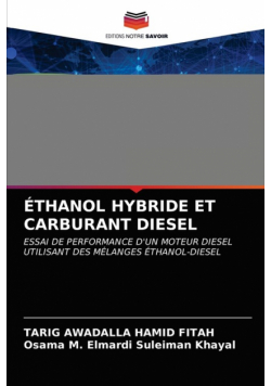 Éthanol Hybride Et Carburant Diesel