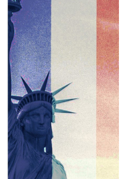 statue of liberty New York City  french flag  Creative blank journal sir Michael Huhn designer edition