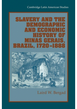 Slavery and the Demographic and Economic History of Minas Gerais, Brazil, 1720 1888