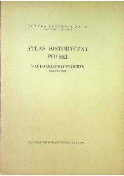 Atlas historyczny Polski Województwo Płockie około 1578