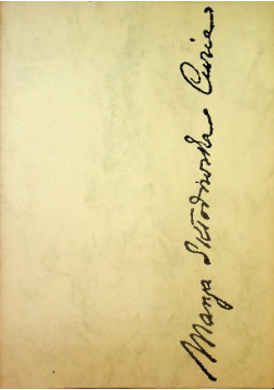 Maria Skłodowska Curie