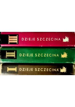 Dzieje Szczecina tom I do III