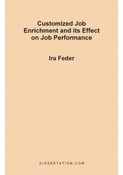 Customized Job Enrichment and Its Effect on Job Performance