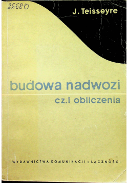 Budowa nadwozi cz I