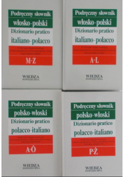 Podręczny słownik polsko - włoski tom 1 do 4