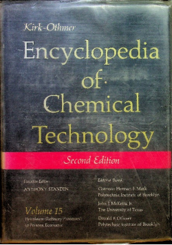 Encyclopedia of chemical technology vol 15