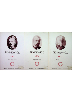 Sienkiewicz Listy 3 tomy