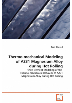 Thermo-mechanical Modeling of AZ31 Magnesium Alloy during Hot Rolling