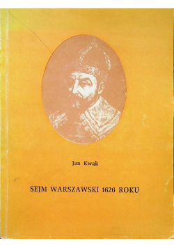 Sejm Warszawski w 1626 roku