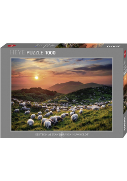 Puzzle 1000 Owce i wulkany