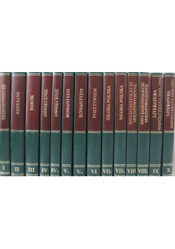 Historia literatury Polskiej tom 1 do 10