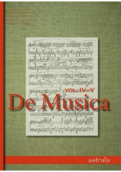 De Musica Vol IV V