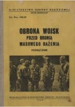 Obrona wojsk przed bronią masowego rażenia