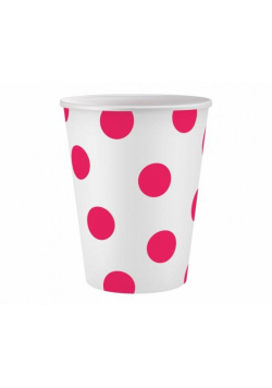Kubeczki pap Groszki 250ml 6szt